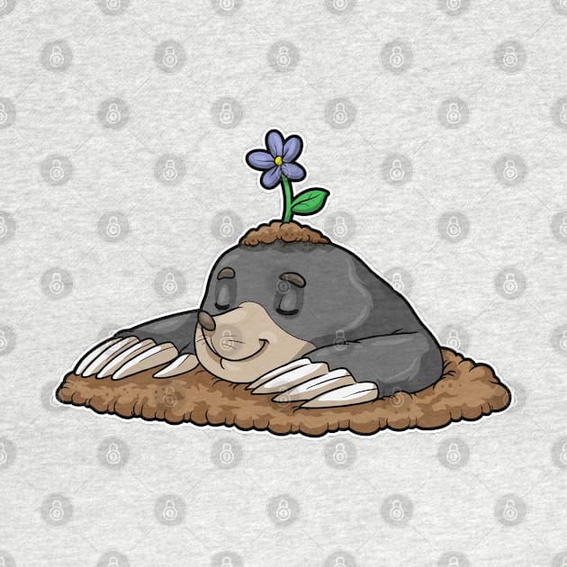 Mole at Sleeping on Molehills by Markus Schnabel